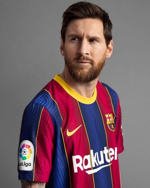 messi biography in french